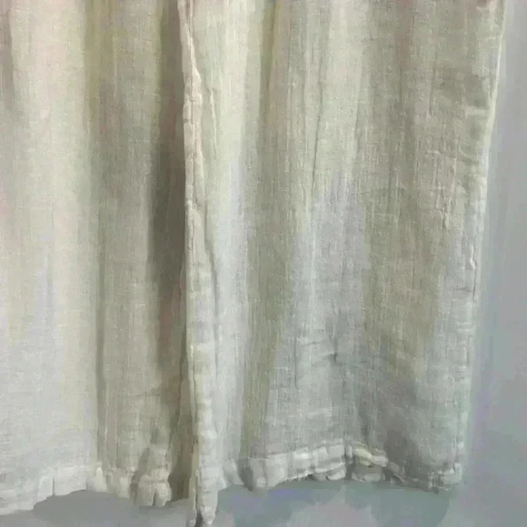 Caroline Rose Size 2X White 100% Linen Pull On
Wide Leg Pants Lightweight Travel - Picture 6 of 15